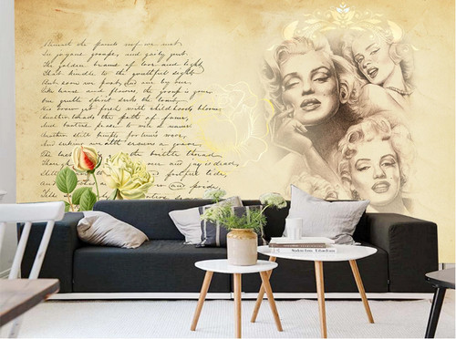 Hand drawn marilyn - drawn,