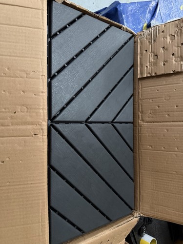 Garden decking flooring tiles - garden,