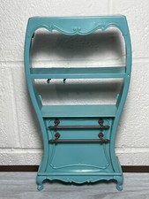 Barbie Doll My Scene Cafe Playset Coffee Shop Teal Cupboard Hutch Furniture