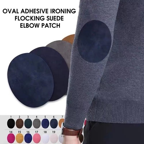 Patches repair iron - iron-on, oval