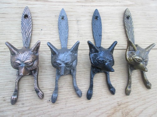 Cast iron fox head - iron,