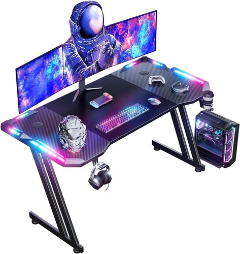 120 gaming desk with - 120, led