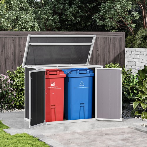 Garden double wheelie - wheelie, bin