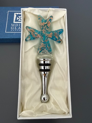 Mdina glass bottle stopper - mdina,