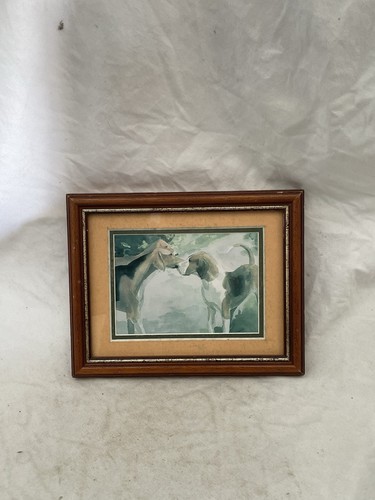 Group foxhounds art print - group,