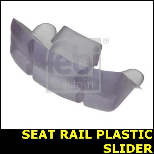 Seat rail plastic - slider, front