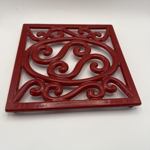 Heavy cast iron trivet pot - trivet,