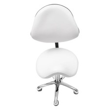 Rolling Saddle Stool Chair