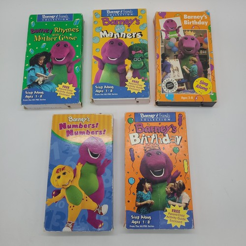 Lot barney vhs s - lot, barney's