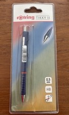Rotring Tikky II 0.5 Blue mechanical pencil Germany Brand New Rare r0tring