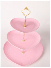 1 Pc 3-Tier Pink Heart Shaped