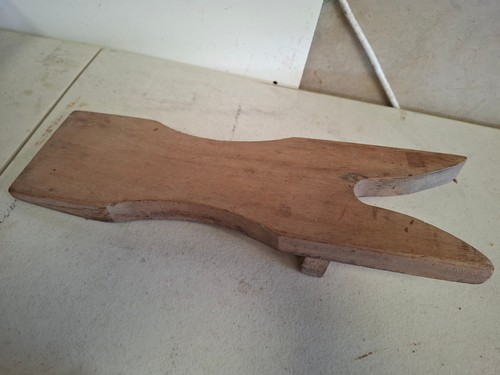 Vintage wooden boot jack pull - vintage,