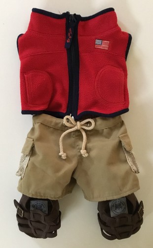Build bear red black jacket - build,