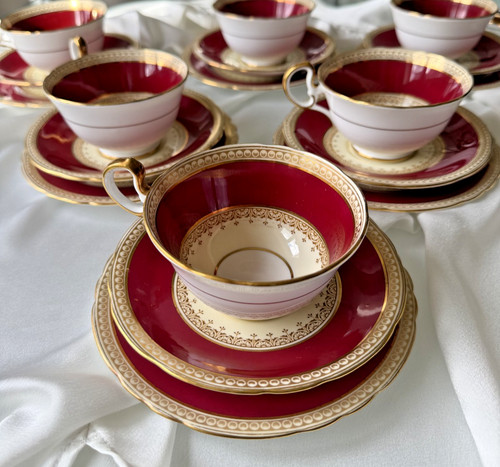 Aynsley pearl bone china - pearl, trio