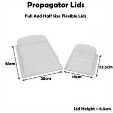 Propagator Lids Seed Tray Plastic Tops Inserts Trays Half Size + Full Size 