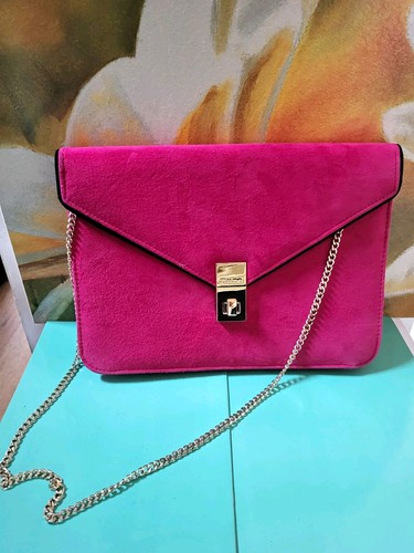Dune pink suede shoulder bag - dune,