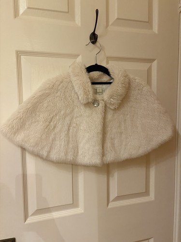 Girls monsoon faux fur bolero - faux,