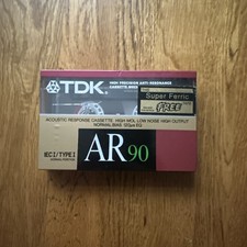 TDK AR 90  Type I Blank Audio Cassette Sealed