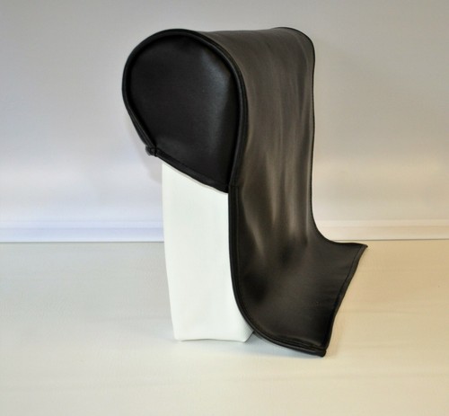 Black pair faux - leather, queen