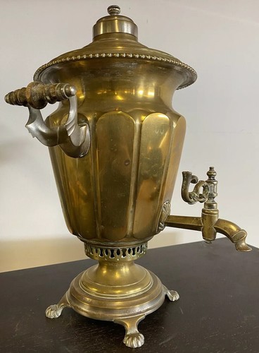 Antique russian bronze samovar - bronze,
