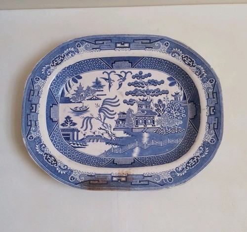 Antique large heavy - antique, willow