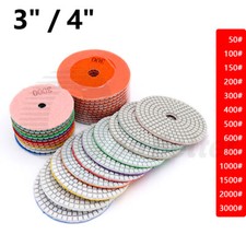 Diamond Polishing Pads Grinder Disc 3" 4" For Granite Marble Concrete Stone Tile