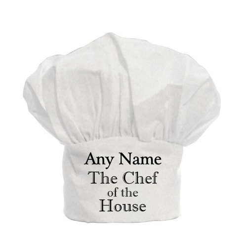Personalised chefs chef hat - chefs,
