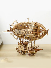 3D Wooden Puzzle Airship Model Kits for Adults Model Building Kit Brain Teaser f