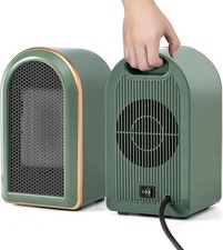 Portable Electric Space Heater Ceramic Fan Overheat Dumping Protection 1200W NEW