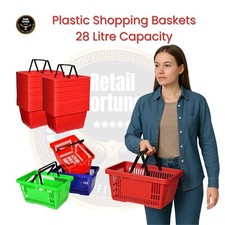 Plastic Shopping Baskets with