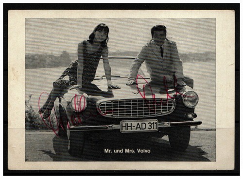 Postcard and mrs volvo - and, mrs.