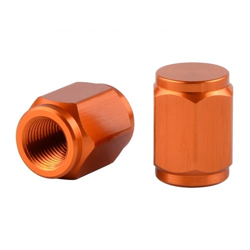 Ktm orange air valve - caps, sx