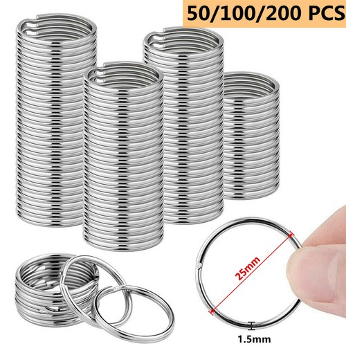200pcs steel keyring split key - keyring,