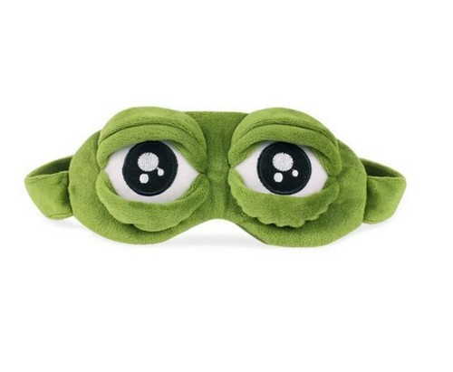 Frog eye mask sleep soft - eye,