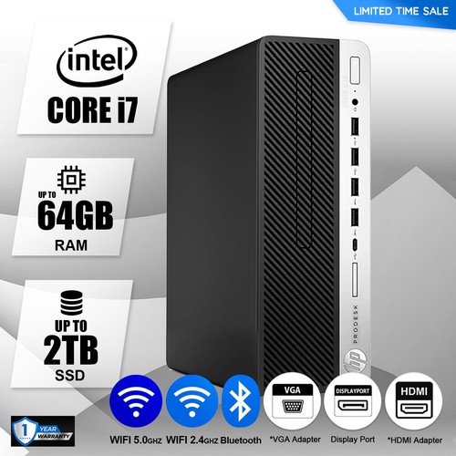 Desktop computer up - pc, i7,