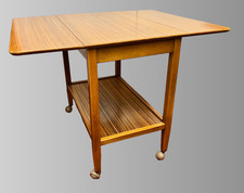 Mid Century Drop Leaf Trolley