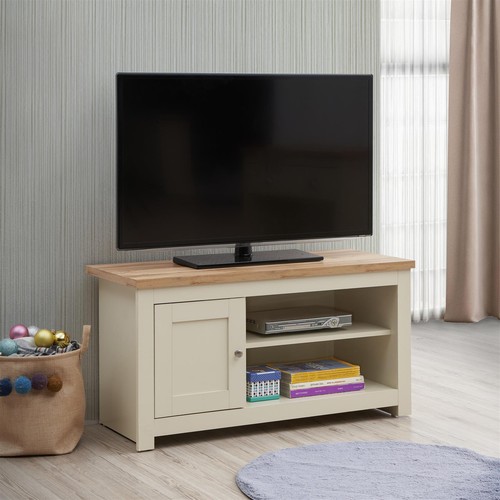 Cream oak living room - living,