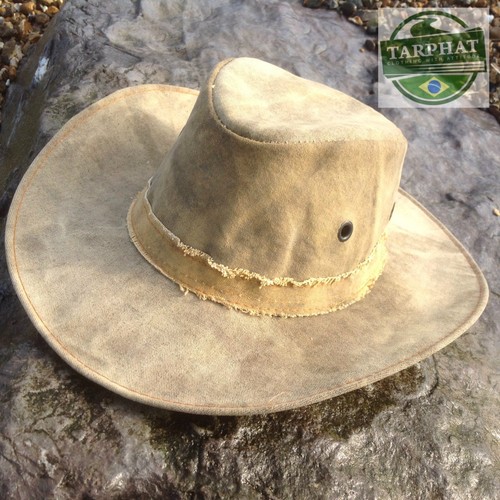 Tarp hat made - tarp, recycled