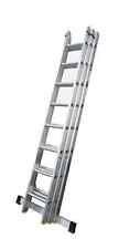 LYTE triple Aluminium 3 Section Extension Ladder BT5B Class A Proffesionl 8 rung