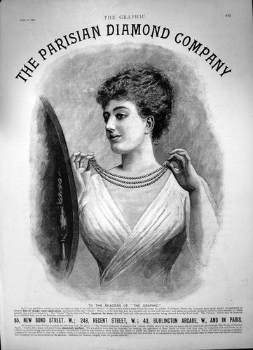 Antique old print - print, parisian