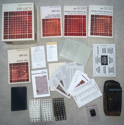 Vintage 41cv calculator - vintage,