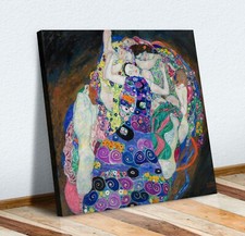The Virgins Gustav Klimt CANVAS WALL ART PICTURE PRINT PAINTING