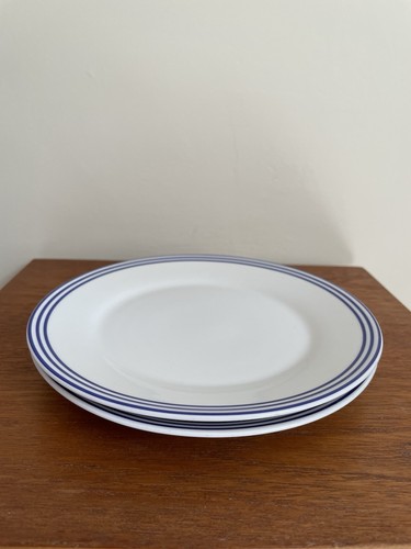 Waitrose white blue stripe - waitrose,