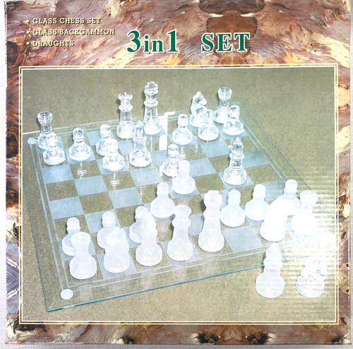 Glass game boards - game, set