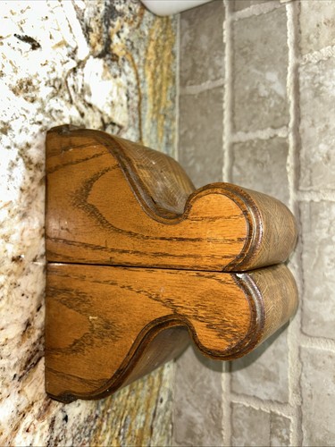 Vintage oak corbels - oak,