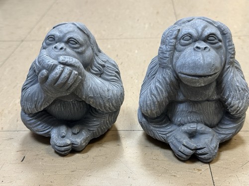 Wise monkeys statues speak - monkeys,