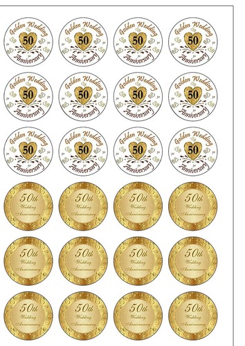 Cake toppers 50th golden - cake,