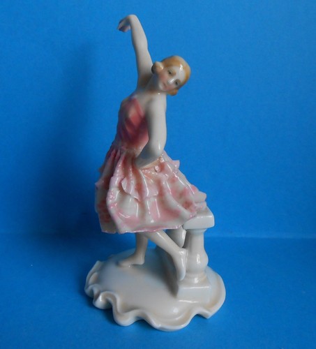 Lady dancing figurine - lady,