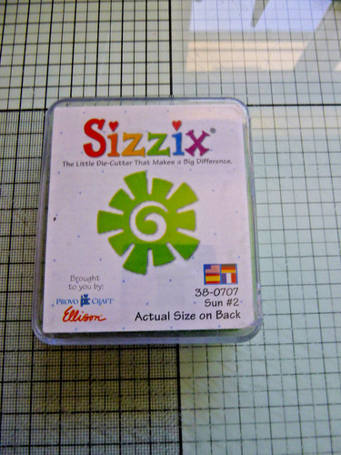 Sizzix originals die sun 2 - sun, #2-