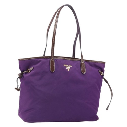Prada tote bag nylon - prada, purple